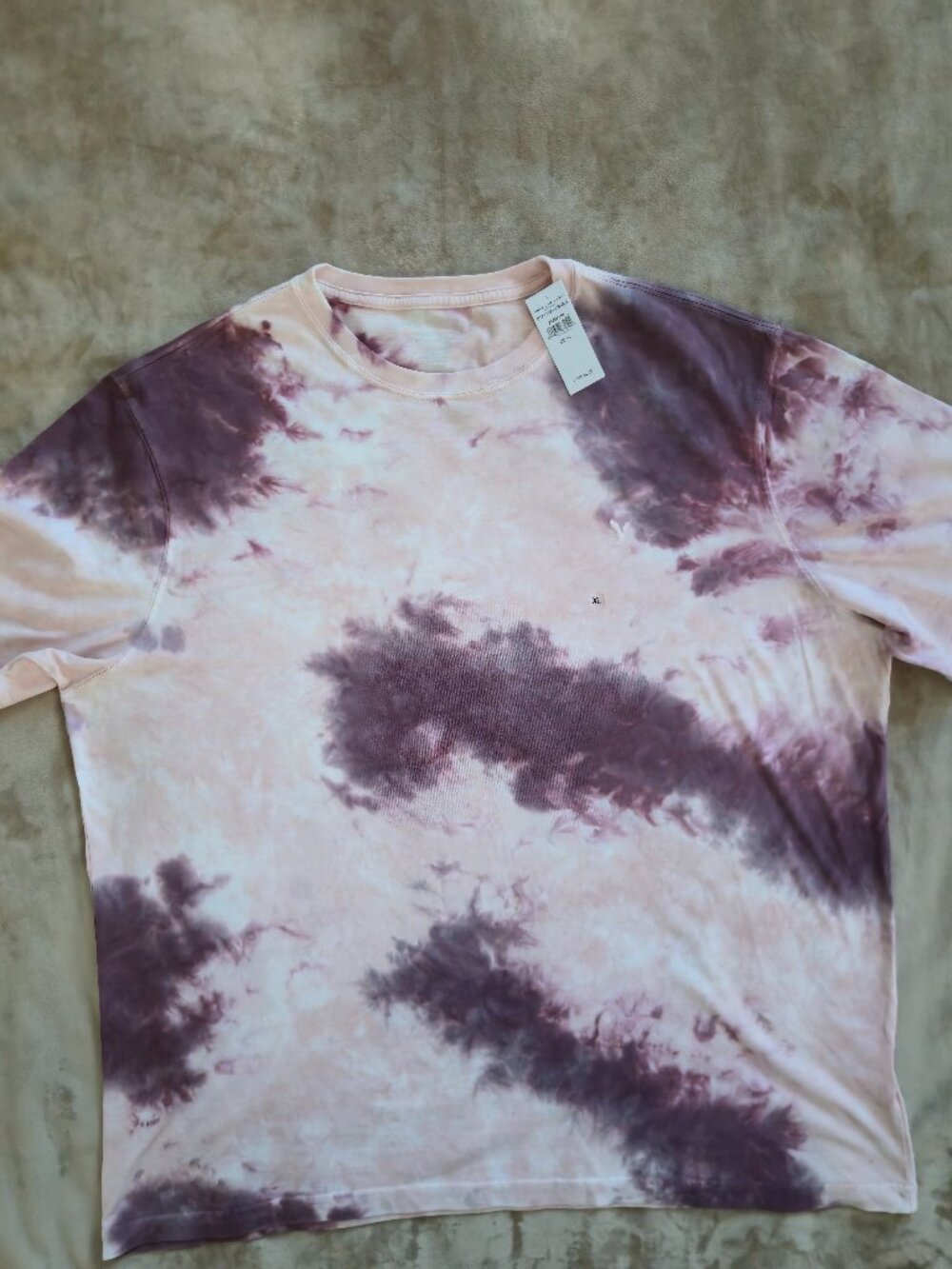 NWT American Eagle Super Soft Tie Dye T-Shirt Mauve Purple Men's XL 0171-1839